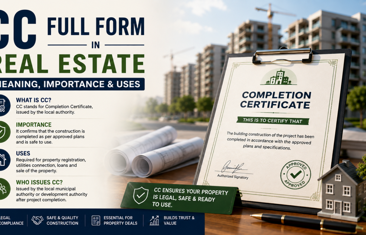 CC Full Form in Real Estate: Meaning & Importance